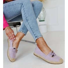 Fialové řetízkové espadrilky velikost 38