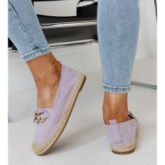 Fialové řetízkové espadrilky velikost 38