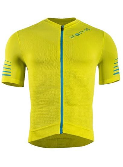 IRON-IC Pánský cyklistický dres Barva: Yellow, Velikost: XXL