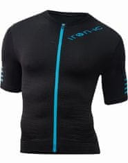 IRON-IC Pánský cyklistický dres Barva: Black/Black, Velikost: XXL