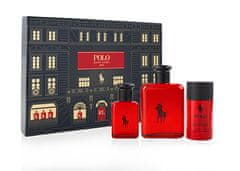 Ralph Lauren Polo Red - EDT 125 ml + EDT 40 ml + tuhý deodorant 75 ml