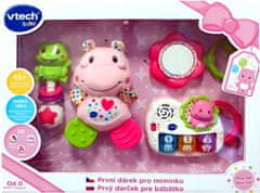 Vtech Sada První dárek pro miminko CZ - růžový