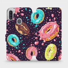 Mobiwear Flipové pouzdro na mobil Samsung Galaxy M11 - VP19S Donutky