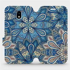 Mobiwear Knížkové flip pouzdro - Samsung Galaxy J5 2017 - V108P Modré mandala květy