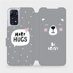 Mobiwear Flipové pouzdro na mobil Xiaomi Redmi Note 11 / 11S - MH06P Be brave - more hugs