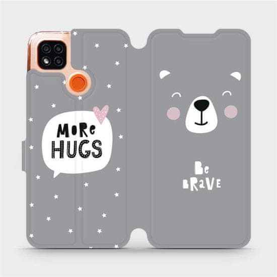 Mobiwear Flipové pouzdro na mobil Xiaomi Redmi 9C - MH06P Be brave - more hugs