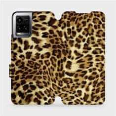 Mobiwear Knížkové flip pouzdro - Vivo Y33s - VA33P Leopardí vzor