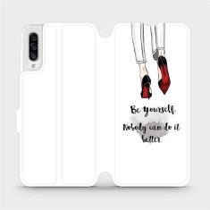 Mobiwear Knížkové flip pouzdro - Samsung Galaxy A30s - M046P Be yourself