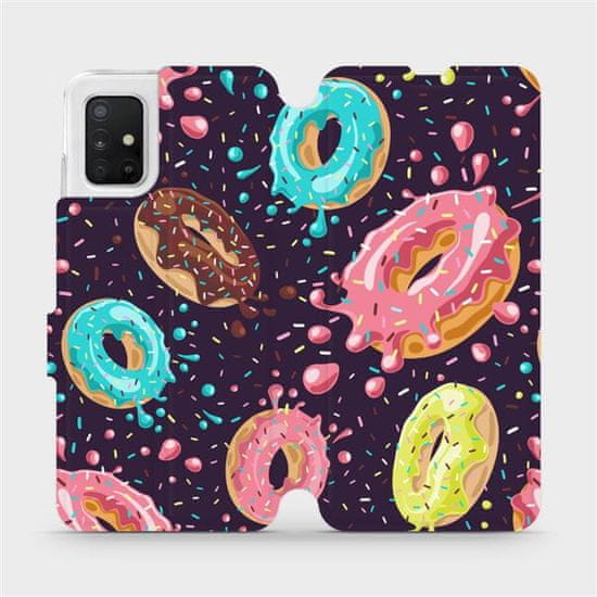 Mobiwear Flipové pouzdro na mobil Samsung Galaxy A51 - VP19S Donutky