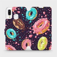 Mobiwear Flipové pouzdro na mobil Samsung Galaxy A40 - VP19S Donutky