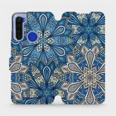 Mobiwear Flipové pouzdro na mobil Xiaomi Redmi Note 8T - V108P Modré mandala květy