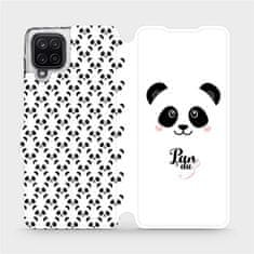 Mobiwear Knížkové flip pouzdro - Samsung Galaxy A12 - M030P Panda Amálka