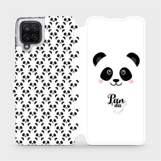 Mobiwear Flipové pouzdro na mobil Samsung Galaxy A12 - M030P Panda Amálka