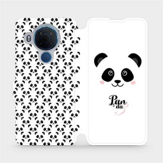 Mobiwear Flipové pouzdro na mobil Nokia 5.4 - M030P Panda Amálka