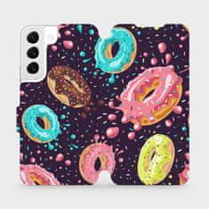 Mobiwear Flipové pouzdro na mobil Samsung Galaxy S22 - VP19S Donutky