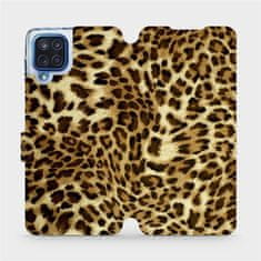 Mobiwear Knížkové flip pouzdro - Samsung Galaxy M12 - VA33P Leopardí vzor