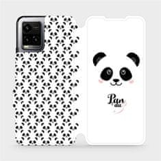 Mobiwear Flipové pouzdro na mobil Vivo Y33s - M030P Panda Amálka