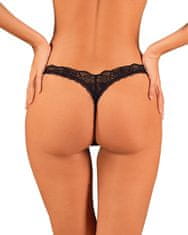 Obsessive Elegantní tanga Donna Dream thong - Obsessive černá XS/S