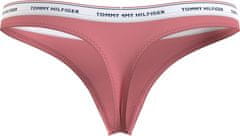 Tommy Hilfiger Dámské tanga 3 PACK UW0UW04894 0R6 růžovo-zelené - Tommy Hilfiger L