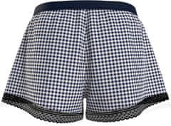 Tommy Hilfiger Dámské pyžamové šortky WOVEN SHORT PRINT UW0UW04944 02G tm. modro-bílé - Tommy Hilfiger M