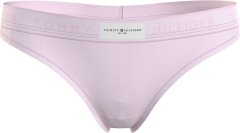 Tommy Hilfiger Dámská tanga UW0UW04812 TOG sv. růžové - Tommy Hilfiger M