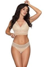 Babell Dámská tanga 183 beige - BABELL Béžová S