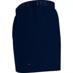 Tommy Hilfiger Pánské trenýrky 3P UM0UM02848 0XU tm. modré/bílé/vínové - Tommy Hilfiger L