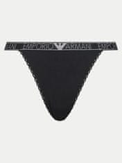 Emporio Armani Dámské tanga 164282 4R221 00020 černé - Emporio Armani S