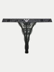 Emporio Armani Dámské tanga 164282 4R221 00020 černé - Emporio Armani S