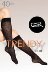 Gatta Dámské podkolenky TRENDYLINE KNEE SOCKS 40 - 01 nero UNI