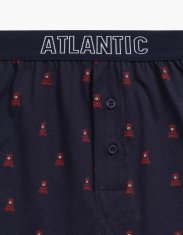 ATLANTIC Pánské boxerky Atlantic 2GMB-007 A'2 S-2XL námořnická modř-červená L