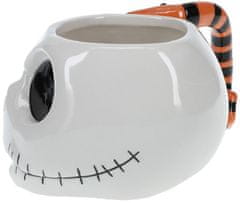 CurePink Keramický 3D hrnek Disney|Nightmare Before Christmas|Ukradené Vánoce: Jack Skellington (400 ml)