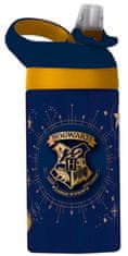 CurePink Plastová láhev na pití Harry Potter: Erb Bradavic (objem 430 ml)