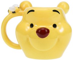 CurePink Keramický 3D hrnek Disney|Winnie The Pooh|Medvídek Pú (350 ml)