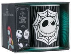 CurePink Proměňovací hrnek Disney|Nightmare Before Christmas|Ukradené Vánoce: Jack Skellington (objem 300 ml)