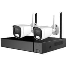 Secutek WiFi kamerový set SLG-LW2MC82B1 - 2x2MP kamera, NVR