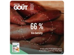 Příkrm zelenino-masový BIO Sladké brambory s vepřovým masem 120g Good Gout