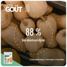 Příkrm zelenino-masový BIO Dýně s jehněčím masem 120g Good Gout