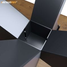 MetaloPro Acamar Extreme – Stolová noha ve tvaru hvězdy, práškový povrch, robustní industriální design pro jídelní a konferenční stoly - 160x80x72cm