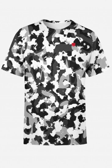 UTOPY wear Pánské sportovní tričko Art of Camo Black Velikost: XS