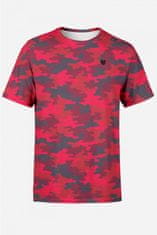 UTOPY wear Pánské sportovní tričko Art of Camo Red Velikost: L