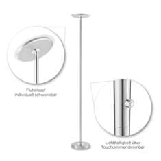 PAUL NEUHAUS LEUCHTEN DIRECT LED stojací svítidlo, ocel, nastavitelné, kruhové 3000K LD 11729-55