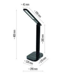 Emos LED stolní lampa CARSON Z7618B, černá 1538180000