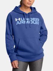 Under Armour Dámská mikina Under Armour Rival Fleece Wordmark Hoodie-BLU S