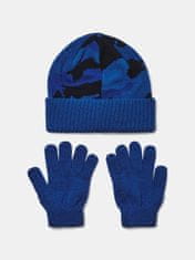 Under Armour Chlapecká čepice Under Armour B Beanie/Glove Combo-BLU UNI