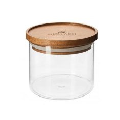 ModernHome Nádoba S Akátovým Víkem 350Ml 9,5Xh8,1Cm