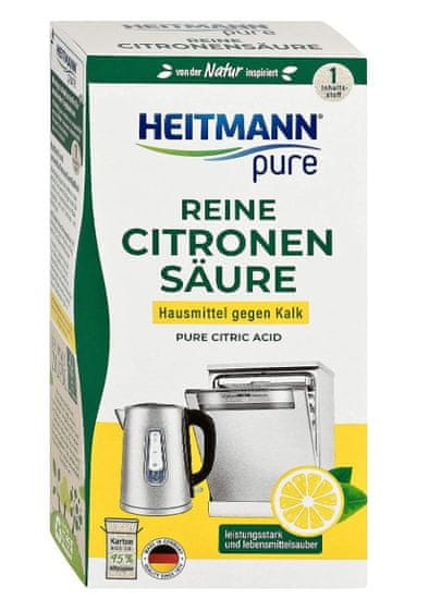 ModernHome Heitmann Pure Čistá Kyselina Citrónová 350G Prášek