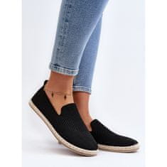 Dámské nazouvací espadrilky Black velikost 38