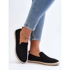 Dámské nazouvací espadrilky Black velikost 38