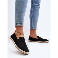 Dámské nazouvací espadrilky Black velikost 38